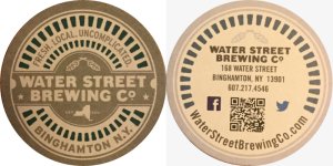 beer coaster from Watertown ( NY-WATR-3 )