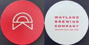 beer coaster from Wayward Lane Brewing ( NY-WAYL-2 )