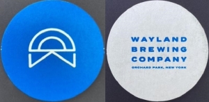 beer coaster from Wayward Lane Brewing ( NY-WAYL-3 )