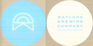 beer coaster from Wayward Lane Brewing ( NY-WAYL-4 )