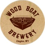 beer coaster from Wood Kettle Brewing ( NY-WOBO-1 )