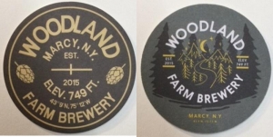 beer coaster from Woodstock Brewing Co. ( NY-WODL-7 )