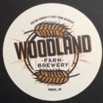 beer coaster from Woodstock Brewing Co. ( NY-WODL-8 )