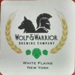 beer coaster from Wolf Hollow Brewing Co. ( NY-WOLA-1 )