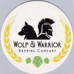 beer coaster from Wolf Hollow Brewing Co. ( NY-WOLA-3 )