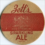 beer coaster from Zeus Brewing Co. ( NY-ZETT-3 )