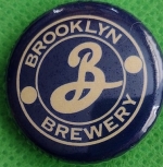 beer pin from Brown & Moran Brewing Co. ( NY-BROK-PIN-5 )