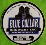 beer sticker from Blue Dawg Brewing Co ( NY-BLUC-STI-2 )