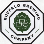 beer sticker from Buffalo Brewpub ( NY-BUBC-STI-1 )