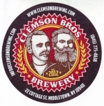 beer sticker from Climbing Bines Hop Farm and Brewery ( NY-CLEM-STI-1 )