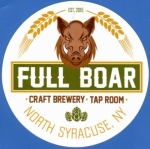 beer sticker from Fulton Chain Craft Brewery ( NY-FBO-STI-1 )