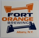 beer sticker from Fort Stanwix Brewing Co. ( NY-FTOR-STI-1 )