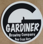 beer sticker from Garland City Beer Works ( NY-GARD-STI-1 )