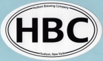 beer sticker from Hudson River Brewery ( NY-HUDO-STI-2 )