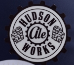 beer sticker from Hudson Brewing Co ( NY-HUDS-STI-2 )