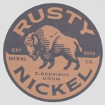 beer sticker from Sackets Harbor Brewing Co. (1812 Brewing Co.) ( NY-RNKL-STI-4 )