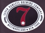 beer sticker from Seven Points Brewery ( NY-SEVE-STI-1 )