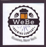 beer sticker from Wellsville Brewing Co. ( NY-WEBE-STI-1 )