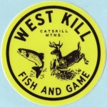 beer sticker from West Shore Brewing Company ( NY-WESK-STI-8 )