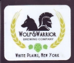 beer sticker from Wolf Hollow Brewing Co. ( NY-WOLA-STI-1 )