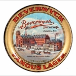 beer tip tray from Bierbauer Brewing Co. ( NY-BEV-TIP-1 )