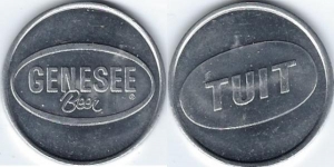 beer token/coin from Geneva Brewing Co. ( NY-GEN-TOK-2 )