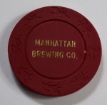 beer token/coin from Maple Brewing ( NY-MANH-TOK-2 )