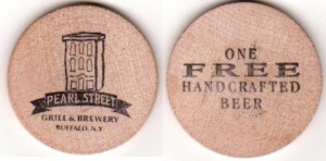 beer token/coin from Peconic County Brewing ( NY-PERL-TOK-1 )