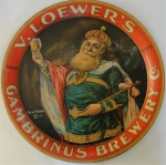 beer tray from Long Beach Brewing Co. ( NY-LOEW-TRY-1 )