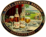 beer tray from West End - Saranac ( NY-WELZ-TRY-1 )