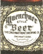 beer label from City Brewery ( OH-CINH-LAB-3 )