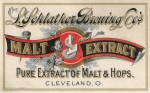 beer label from Schmitt Brewing Co. ( OH-SCHT-LAB-2 )