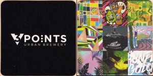 beer coaster from 4KD Crick Brewery ( OH-3POI-1 )