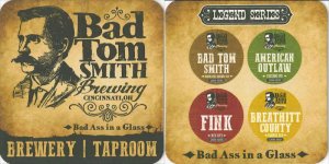 beer coaster from Bait House Brewery ( OH-BADT-2 )