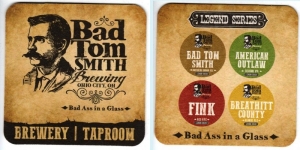 beer coaster from Bait House Brewery ( OH-BADT-3 )