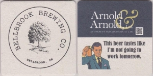 beer coaster from Belmont Brewing (Products) Co. ( OH-BELL-2 )