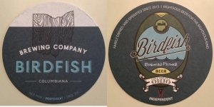 beer coaster from Black Box Brewing Co. ( OH-BIRD-6 )