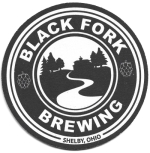 beer coaster from Black Frog Brewery ( OH-BLAF-1 )