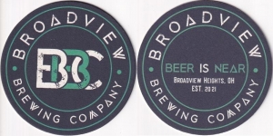 beer coaster from Bruckmann Co. ( OH-BROA-1 )