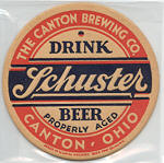 beer coaster from Canton Brewing Company ( OH-CAN-1 )