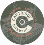 beer coaster from Catawba Island Brewing ( OH-CART-1 )