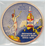 beer coaster from Christian Moerlein Brewing Co. (Moerlein Lager House) ( OH-CDB-3 )