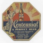 beer coaster from Christian Moerlein Brewing Co. (Moerlein Lager House) ( OH-CDB-4 )