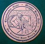 beer coaster from Cleveland-Sandusky Brewing ( OH-CHB-3 )