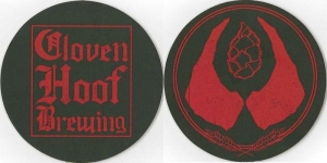 beer coaster from Clubhouse Brewing Co. ( OH-CLOV-2 )