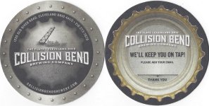 beer coaster from Columbus Brewing ( OH-COBE-1 )