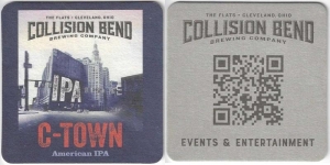 beer coaster from Columbus Brewing ( OH-COBE-2 )