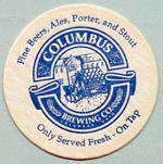 beer coaster from Columbus Brewing Co. ( OH-COL-1 )