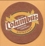 beer coaster from Columbus Brewing Co. ( OH-COL-4 )