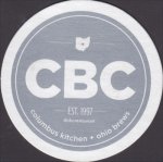 beer coaster from Columbus Brewing Co. ( OH-COL-9 )